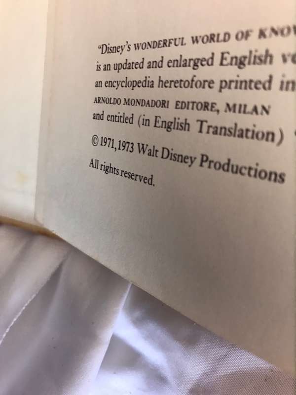 Disneys wonderful world of knowledge 1971,1973