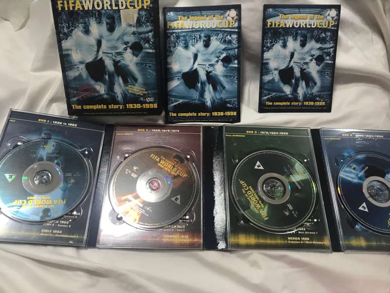 The Legend of the FIFA World Cup Complete Story 1930-1998 DVD 4 added official schedule 2002