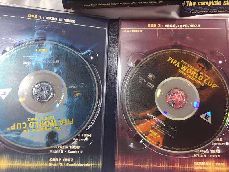 The Legend of the FIFA World Cup Complete Story 1930-1998 DVD 4 added official schedule 2002