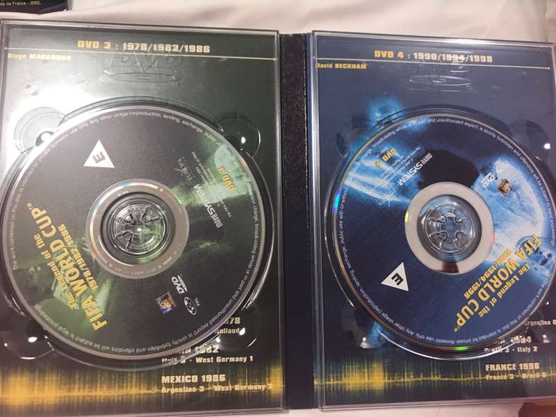 The Legend of the FIFA World Cup Complete Story 1930-1998 DVD 4 added official schedule 2002