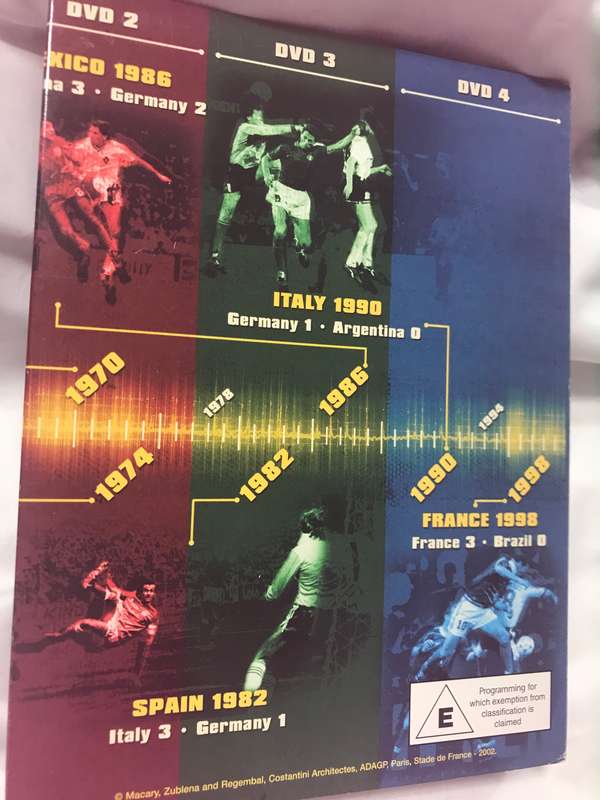 The Legend of the FIFA World Cup Complete Story 1930-1998 DVD 4 added official schedule 2002