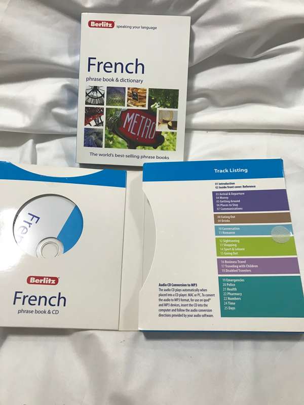 French phrase book and CD