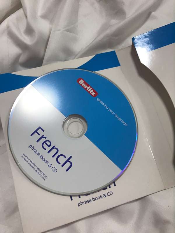 French phrase book and CD