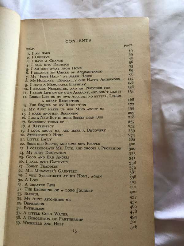 Vintage DAVID COPPERFIELD BY CHARLES DICKENS 1952