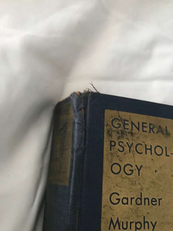 General Psychology by Garner Murphy 1933. pages 657