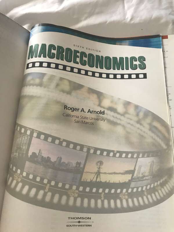 MACROECONOMICS 6th Edition Roger A Arnold