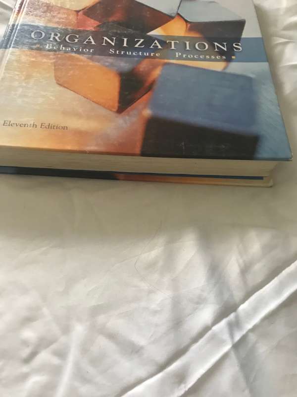 ORGANIZATIONS. Behavior  Structure Processes hardcover 11th edition