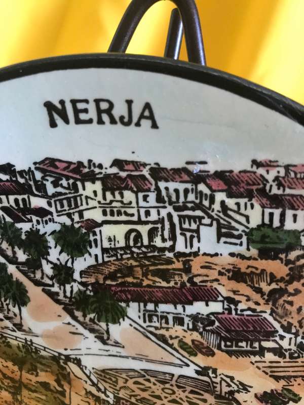 Souvenir plate hand made in Spain