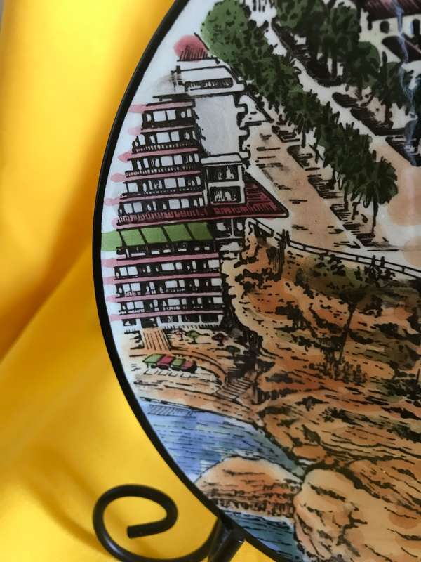 Souvenir plate hand made in Spain