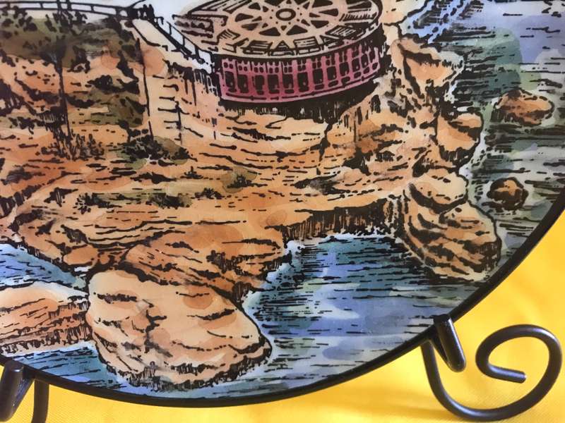 Souvenir plate hand made in Spain
