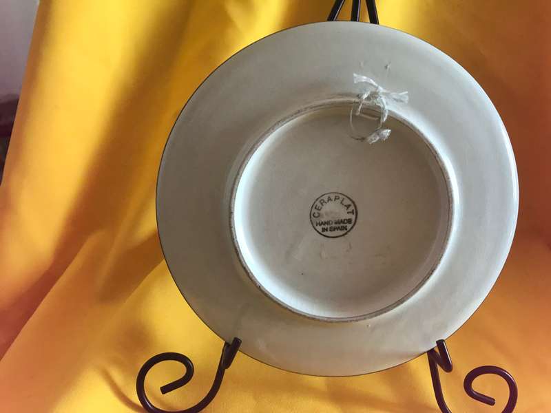 Souvenir plate hand made in Spain