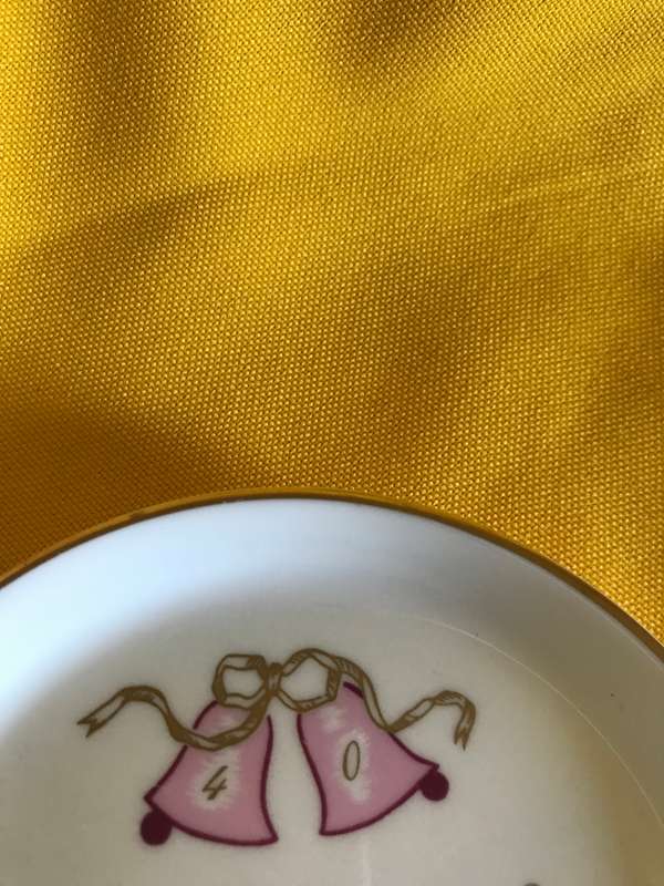 40th Anniversary Ruby Wedding fine bone china Staffordshire made England