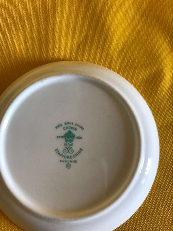 40th Anniversary Ruby Wedding fine bone china Staffordshire made England