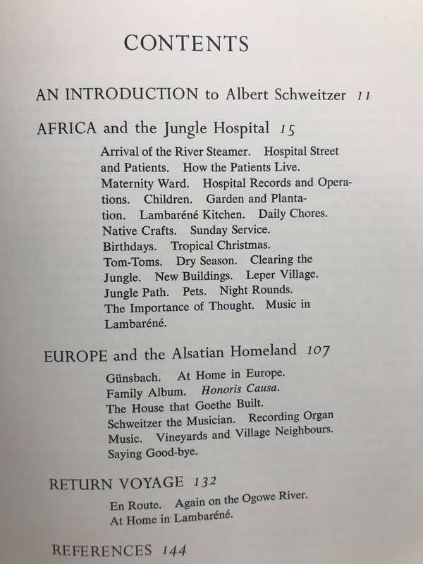 Book First 1st Edition The World of Albert Schweitzer in Photographs by Erica Anderson 1955