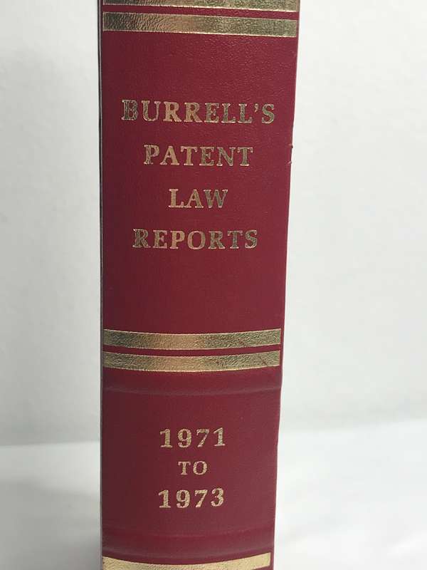 Burrells Patent Law Reports 1971-1973 number 5