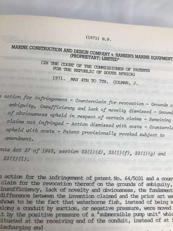 Burrells Patent Law Reports 1971-1973 number 5