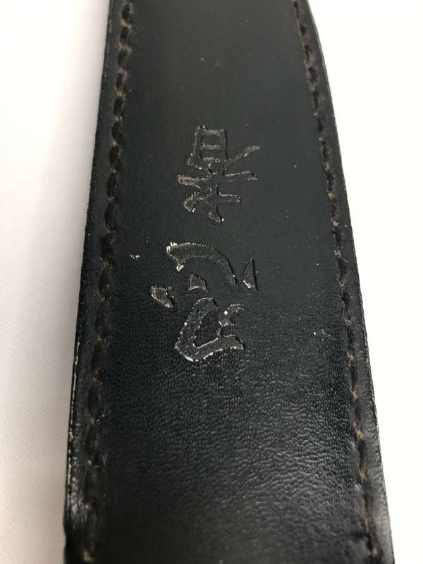 Knife Japanese Cold Steel  Original  mini Tanto Hattori Seki Brass Pommels  Leather Holder 29cm