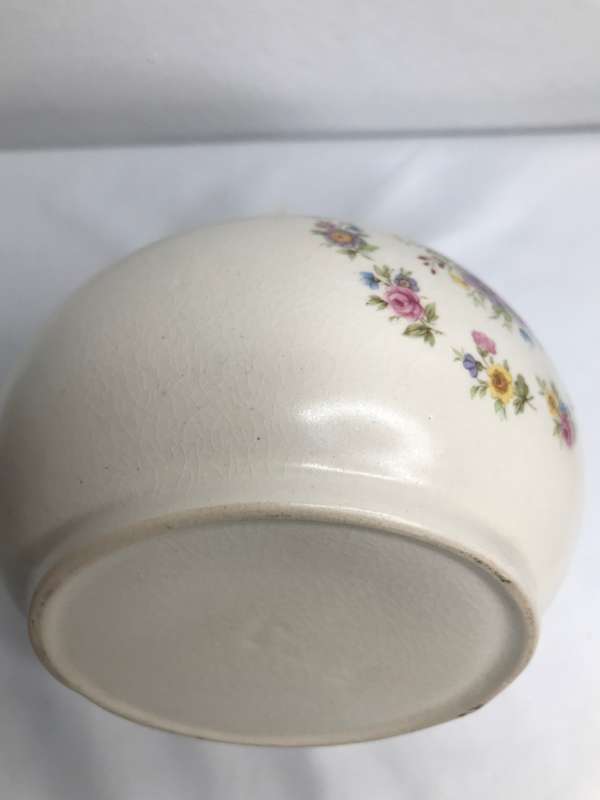 Jug or Vase Porcelain Flower Painting Ceramic 13cm x 14 cm Vintage