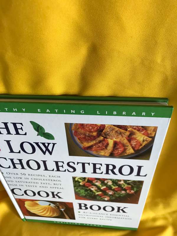 The Low Cholesterol cookbook over 50 recipes hardcover Christine France