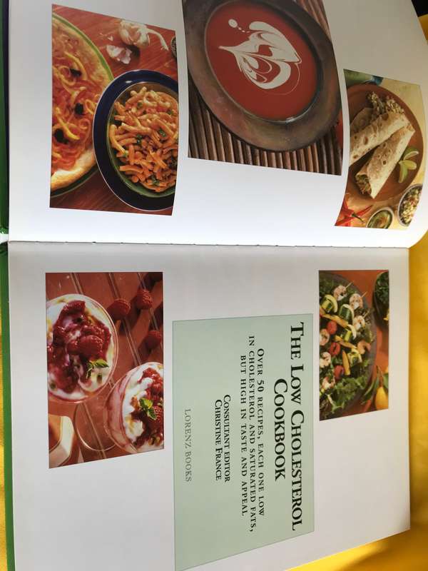 The Low Cholesterol cookbook over 50 recipes hardcover Christine France