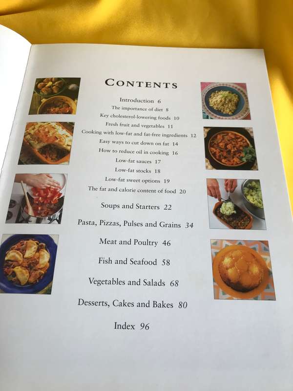 The Low Cholesterol cookbook over 50 recipes hardcover Christine France