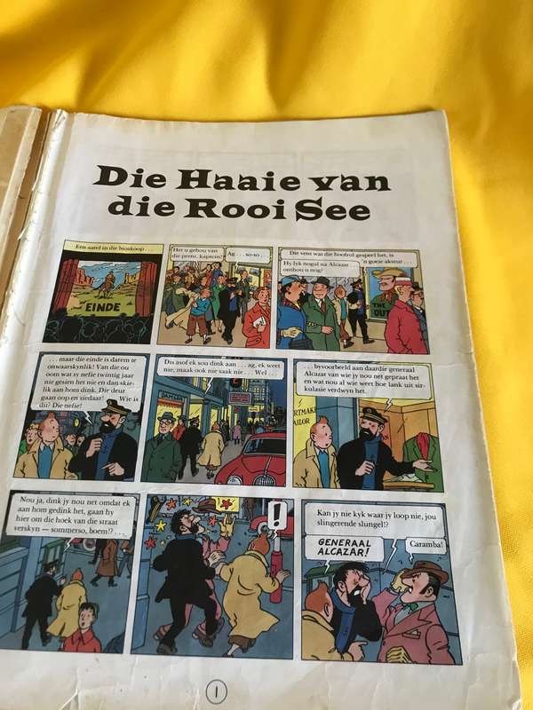 Kuifie: Die Haaie van die Rooi See 1992 Herge
