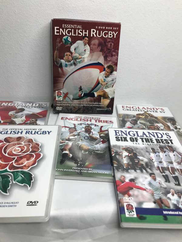 Rugby Essential English Rugby 5 DVD Box Set 2007 11.5 hours footage