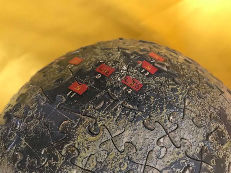 Puzzle Ball Completed soccer ball size
