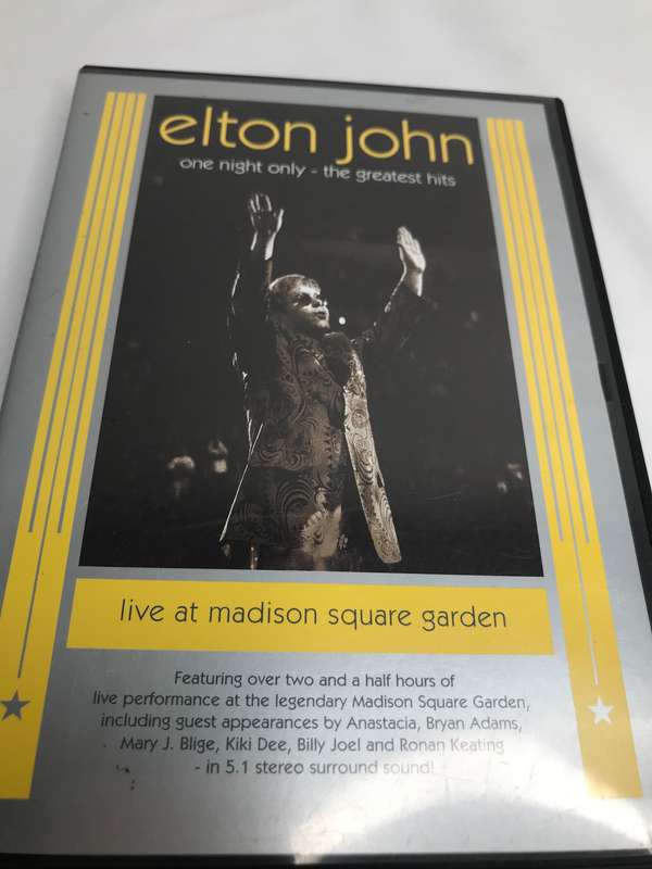 Elton John DVD One Night only Greatest Hits