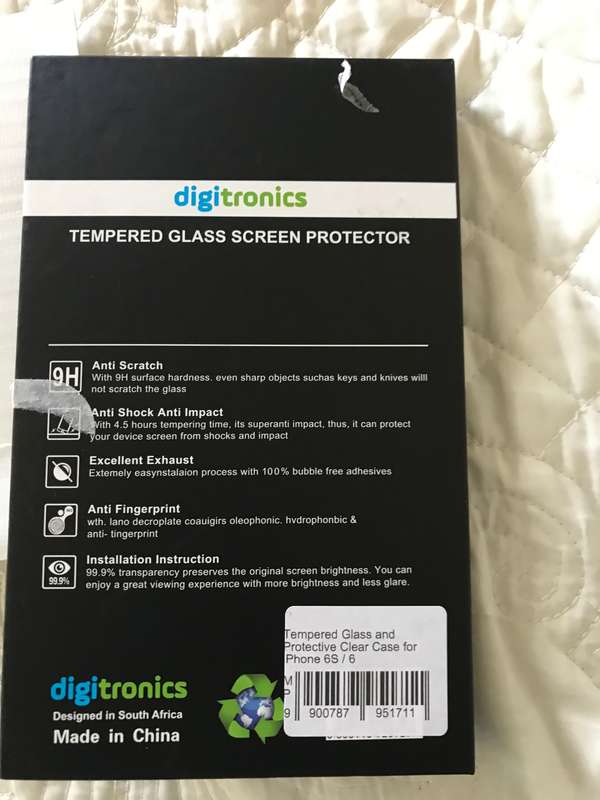 Tempered Glass Screen Protector For iPhone 6s/ 6 including installation auxiliary tools