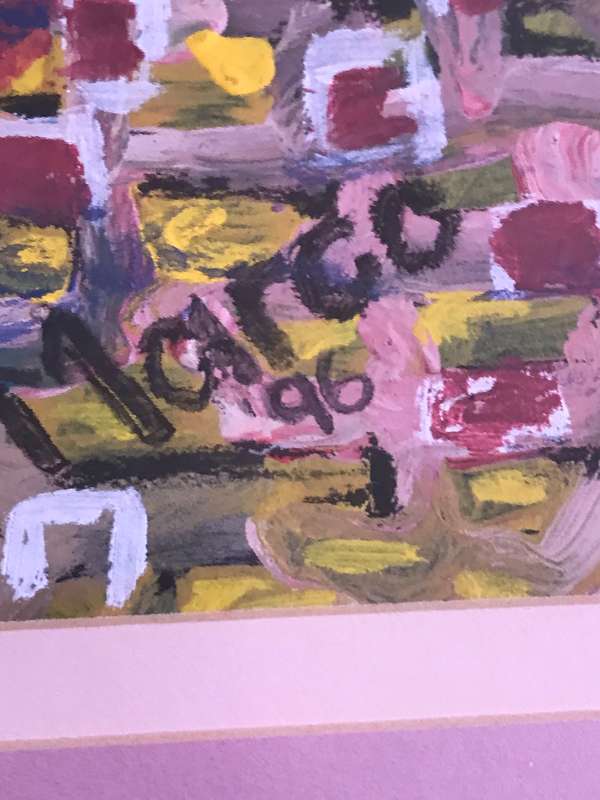 Oil Painting Original Still Life Colourful Flowers in Vase signed Marco 96 69cm x 60cm with. frame