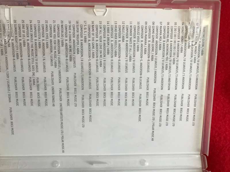 ABBA Karaoke hits DVD
