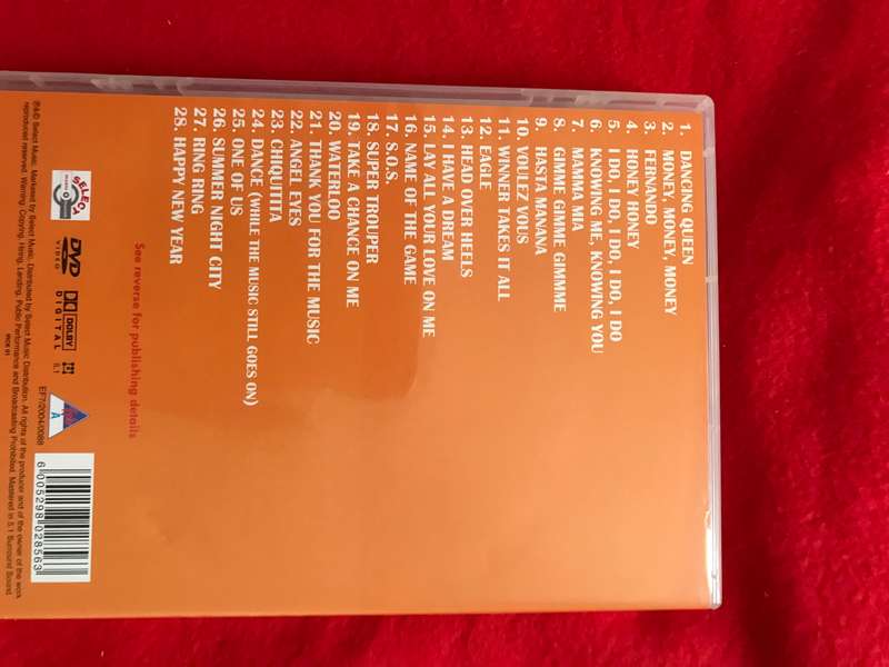 ABBA Karaoke hits DVD