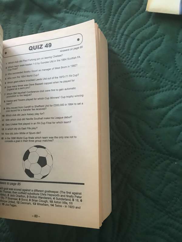 The Football Quiz Book