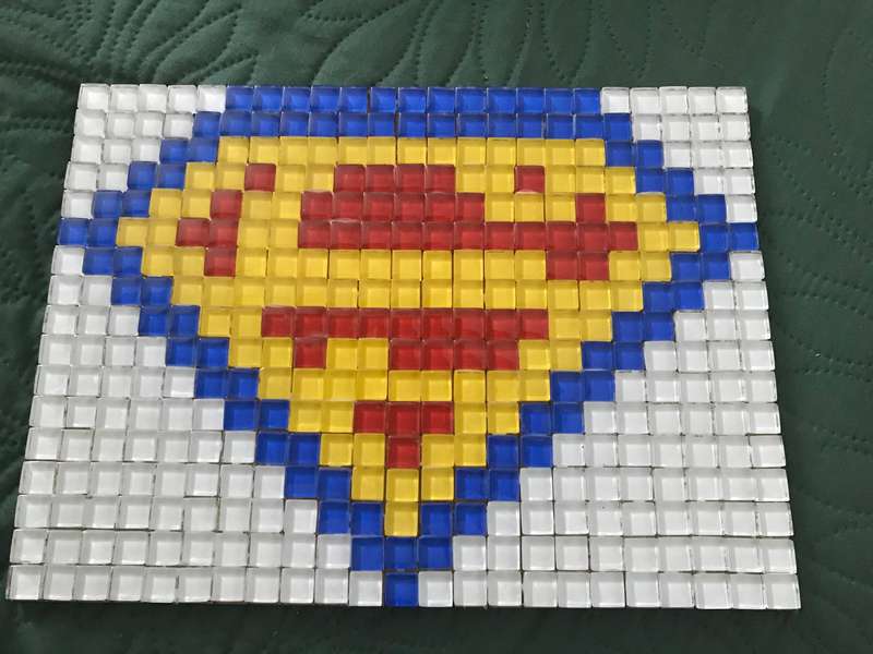 Superman mosiac