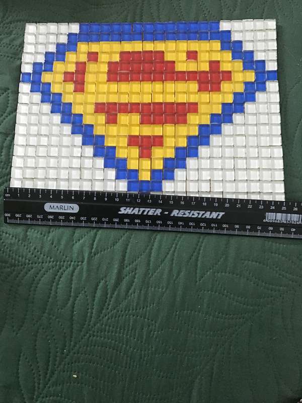 Superman mosiac