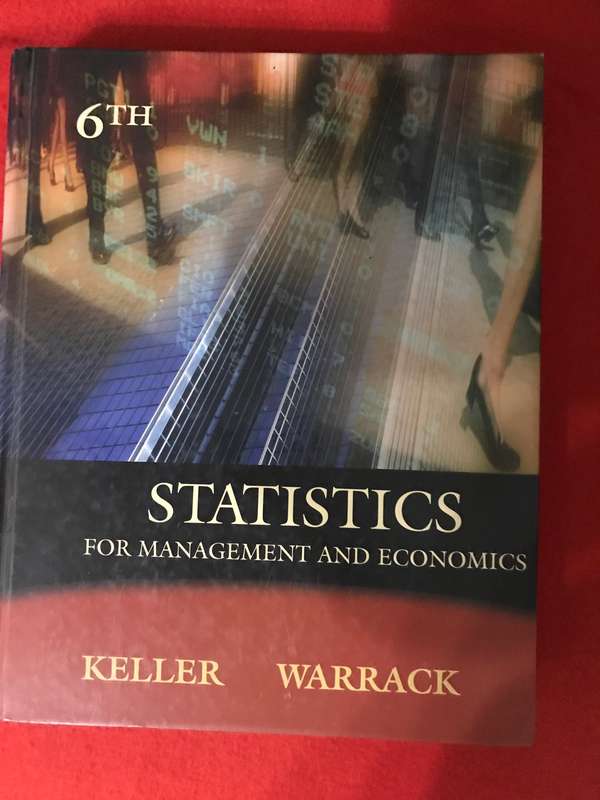 Statistics for Management and Economics 6th edition by Brian Warrack and Gerald Keller