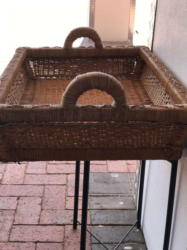 Wicker Tray Large Vintage 80cm x 60cm strong build