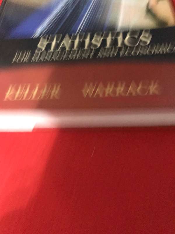 Statistics for Management and Economics 6th edition by Brian Warrack and Gerald Keller