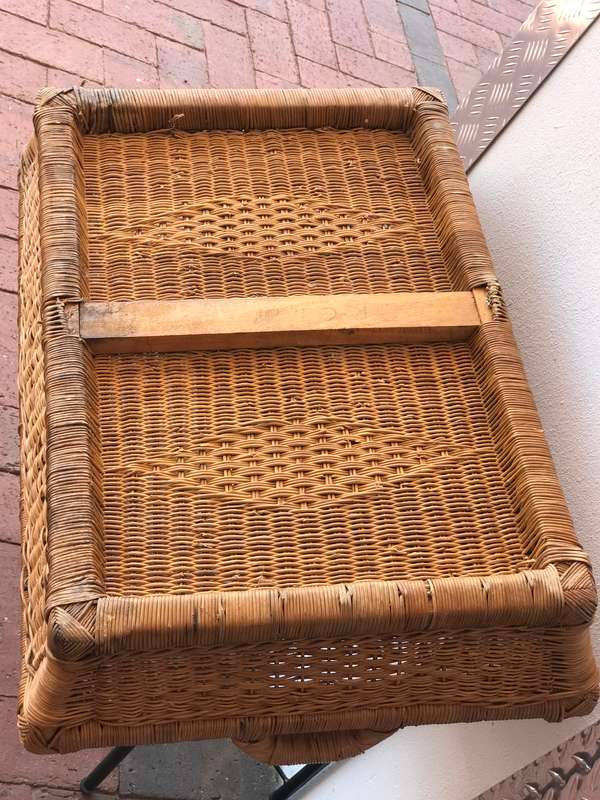 Wicker Tray Large Vintage 80cm x 60cm strong build