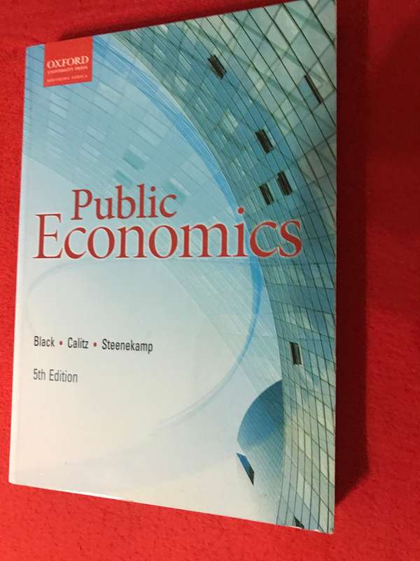 Public Economics Paperback 5th edition