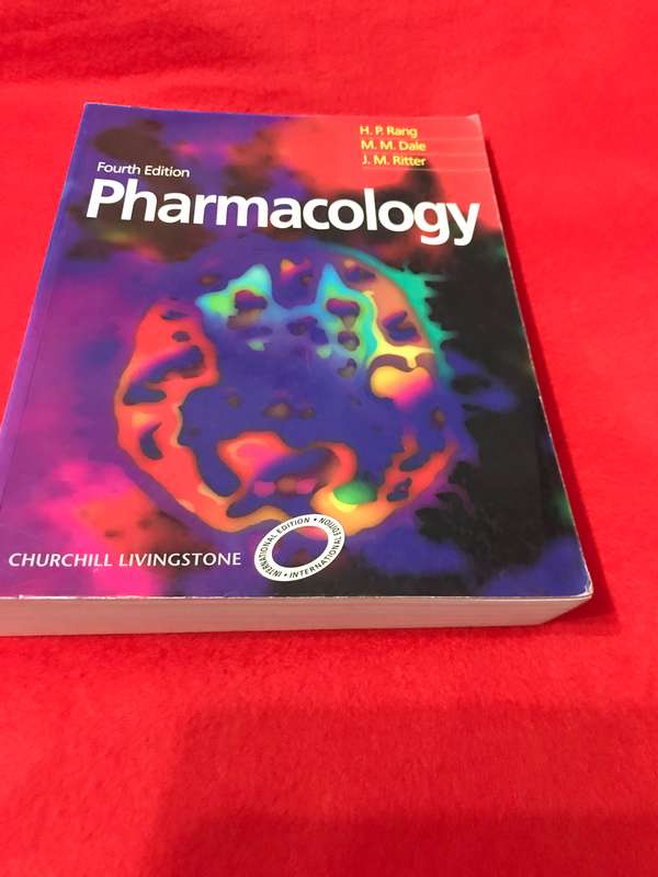 Pharmacology 4th edition H P Rang, M M Dale, J M Ritter