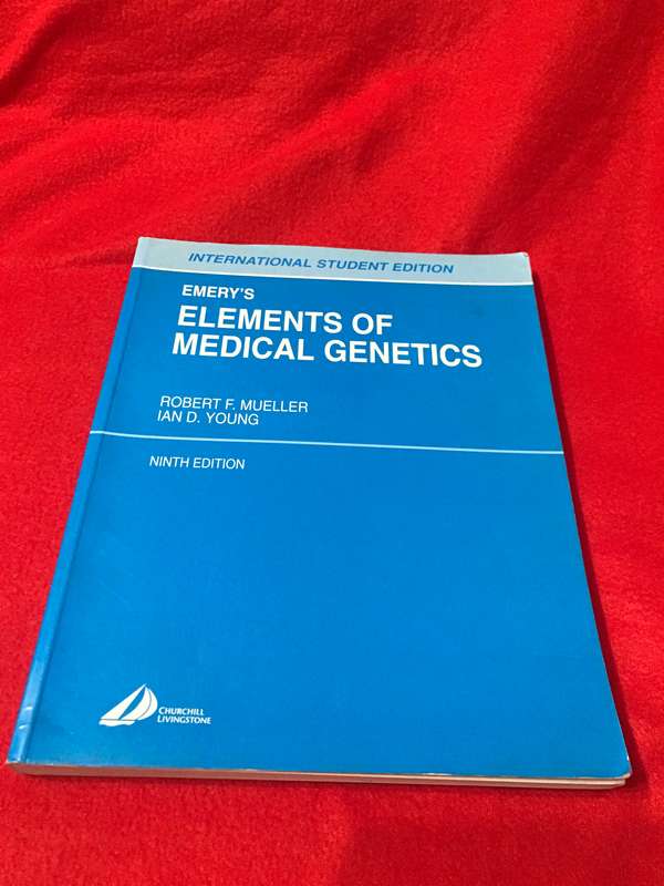 Emery's elements of medical genetics Mueller, Robert F, Young 9th edition