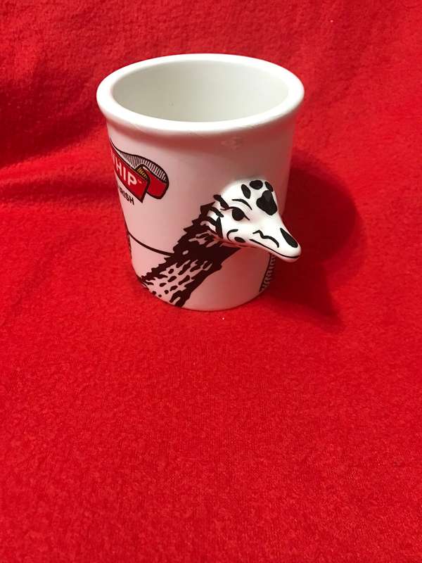 Vintage Shanky's Whip Keramik Tasse Becher Racing Strauß Logo Irland IRISCHER LIKÖR-
