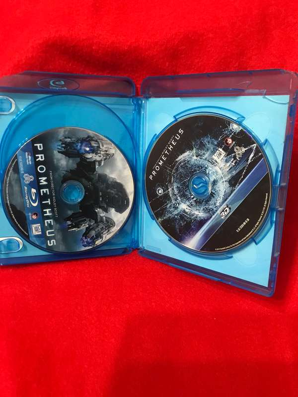 Prometheus only 2 disc bluRay and 3d blu ray