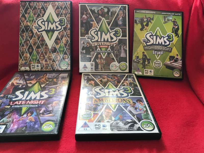 Sims 3 Lot of 5