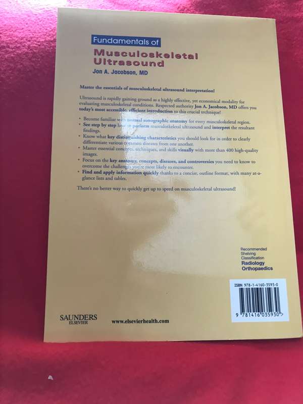 Fundamentals of Musculoskeletal Ultrasound Jon A Jacobson