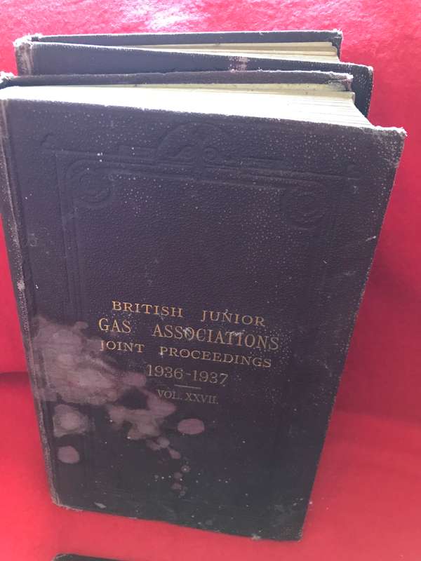 Vintage british junior gas associations joined proceedings volume xxv Lot 3 books