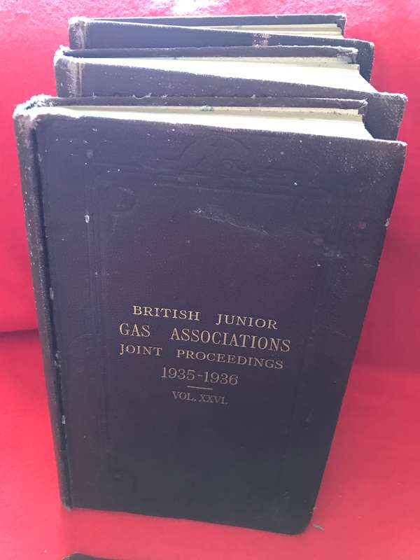 Vintage british junior gas associations joined proceedings volume xxv Lot 3 books
