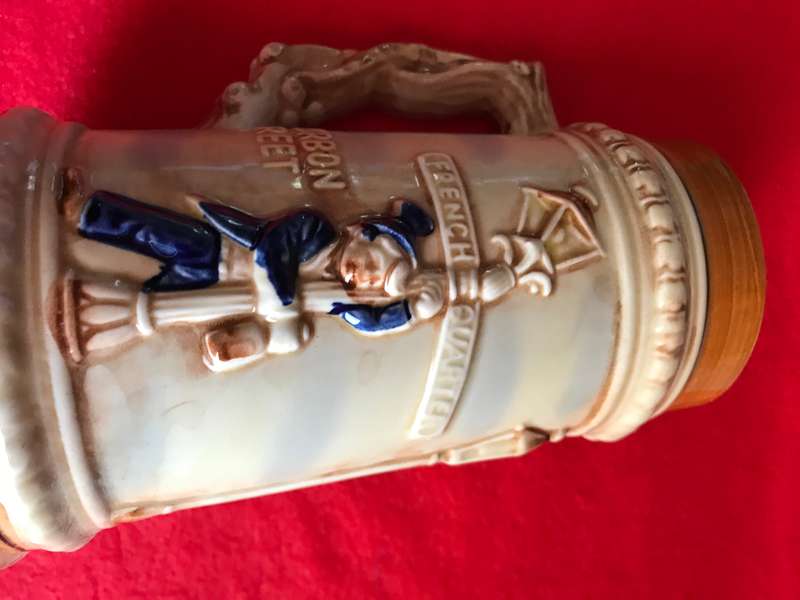 Vintage 3D Design Beer Stein New Orleans Louisiana
